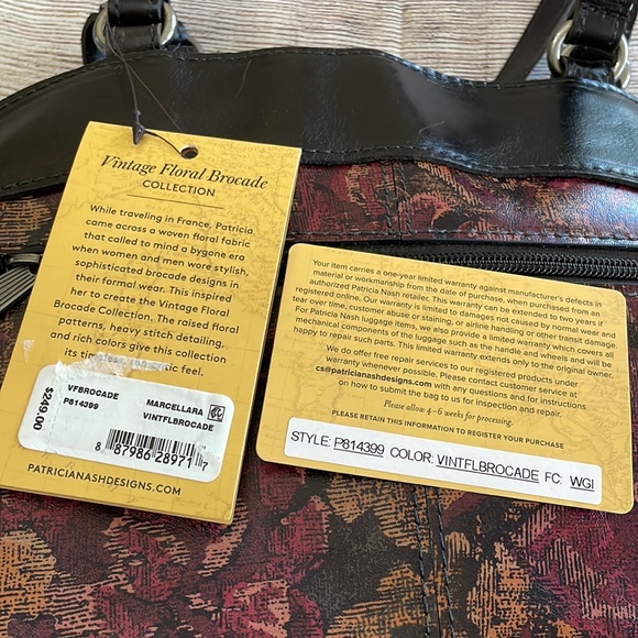 NWT Patricia Nash Macellara Satchel - Picture 10 of 10